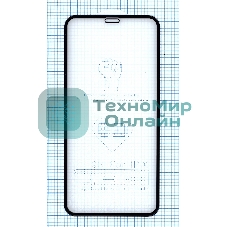 Защитное стекло 4D для Apple iPhone X черный