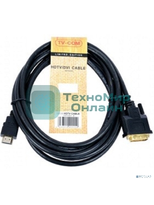 Кабель HDMI-DVI 5M LCG135E-5M TV-COM