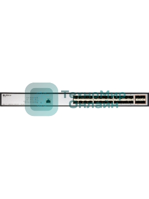 Коммутатор ORIGO Managed L3 Switch 24x1000Base-X SFP, 4x10Gbase-X SFP+, RJ45 Console, 19