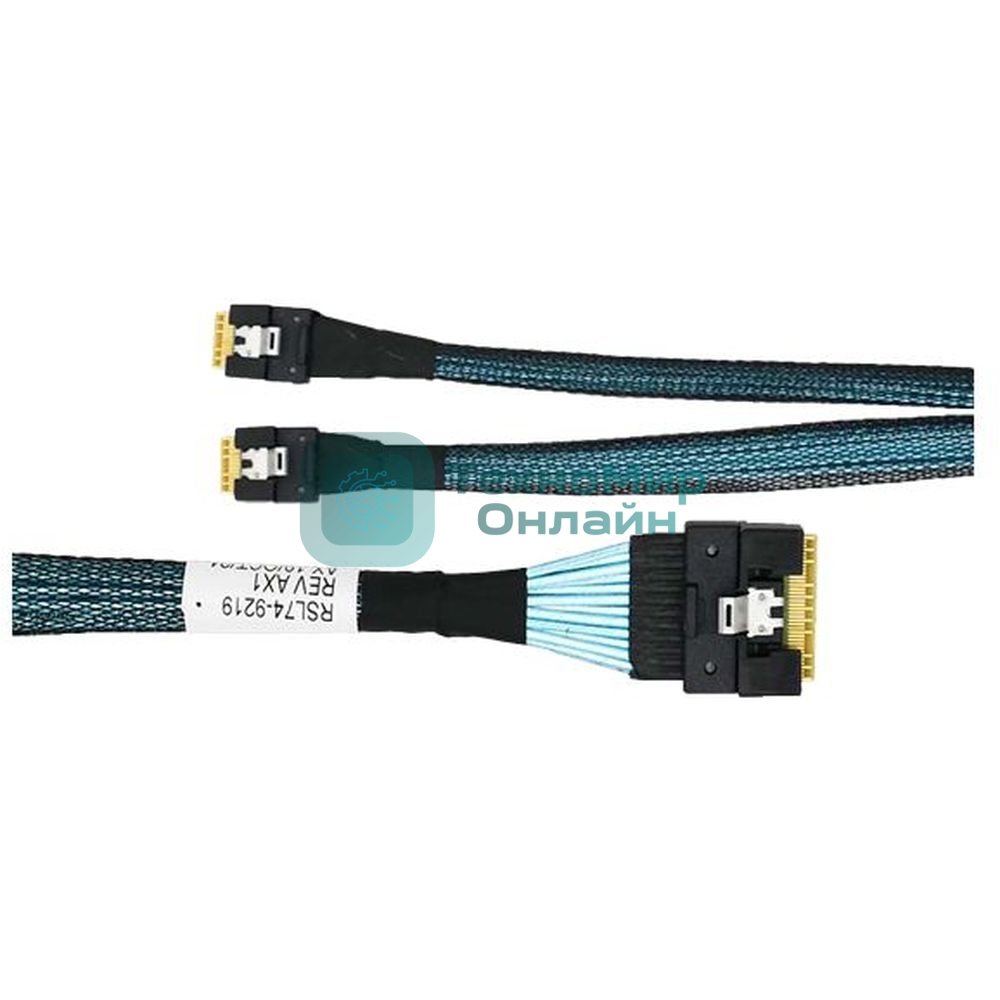 Кабель/SFF-8654 8i/SFF-8654 4i*2-0.8M