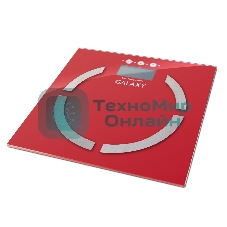 Весы многофункциональные Galaxy GL 4851, красный, электронные, эл. пит. 