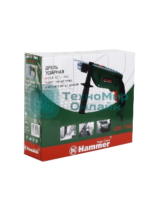 Дрель ударная Haммer Flex UDD710A 28439 111-008 710Вт 13мм 0-3000об/мин реверс