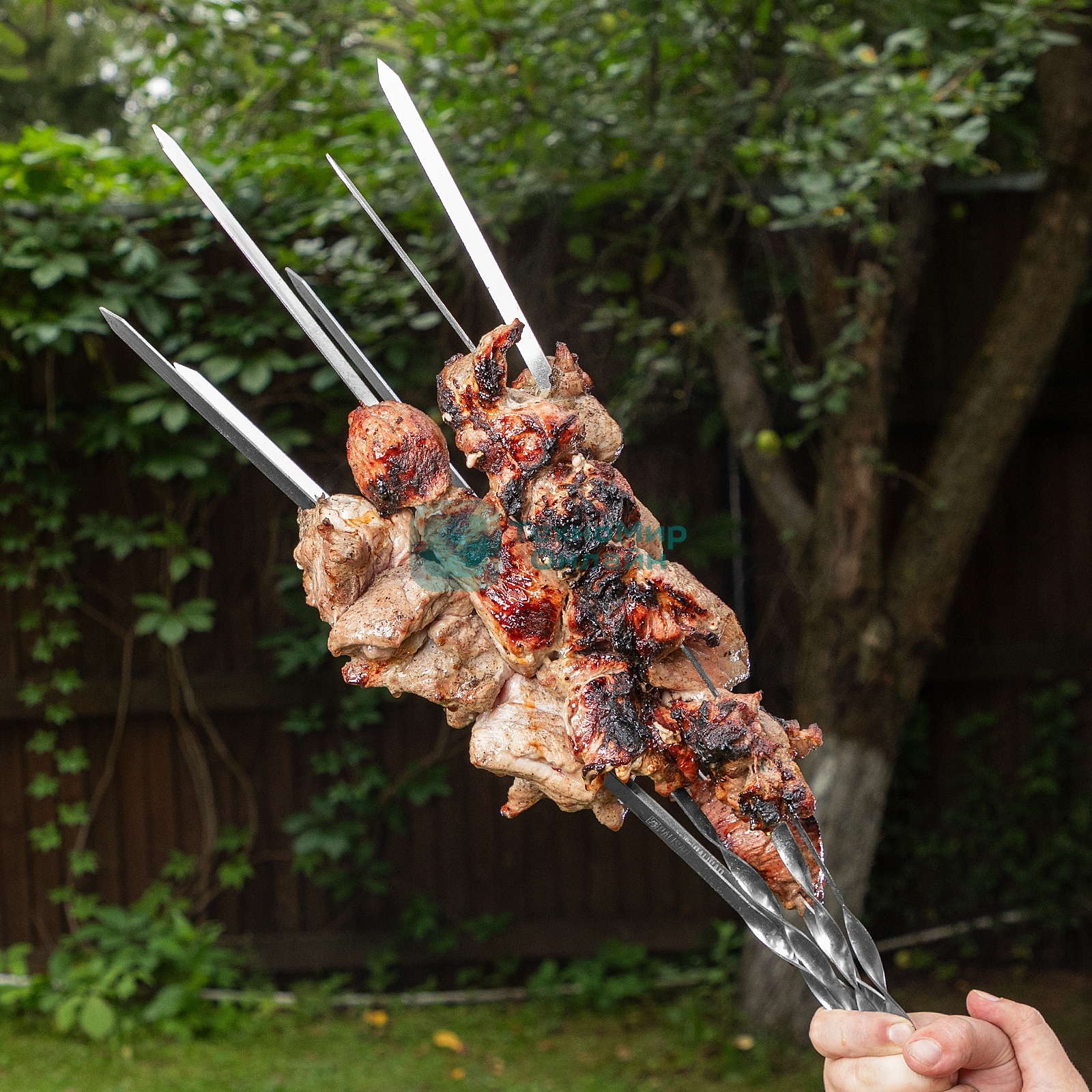 Шампуры с чехлом Camping Palisad 60 см (6шт.)