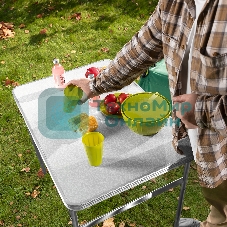 Стол складной Camping Palisad алюм., столешница МДФ, 900x600x300/700 мм