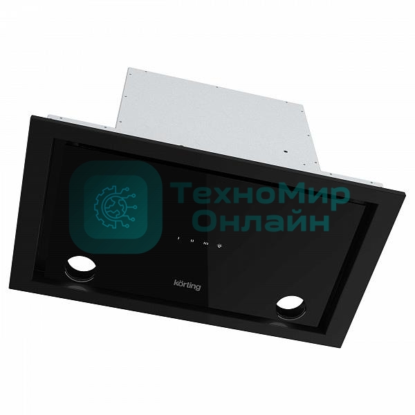 Вытяжка встраиваемая Korting KHI 6777 GN черный/черный, 52 см, 800 куб. м/ч, 52 дБ