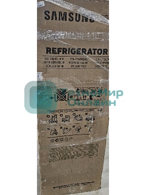 (Из ремонта, рабочий, гарантия 7 дней, царапины, вмятины) Холодильник Samsung RB33A32N0EL/WT бежевый двухкамерный инвертер 232/118 л морозилка снизу