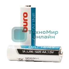 Батарея Buro Alkaline LR6 AA (4шт) блистер