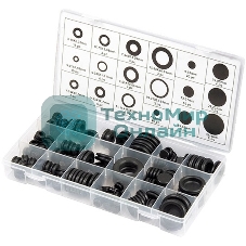 Набор сальников Сибртех, D 6,35 - 25,4 мм, 125 предметов