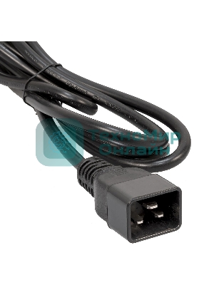 Блок распределения питания Powercom PDU-16AVMS20-18C13-2C19 18xC13+2xC19, 16A, 1,5U (1968234)