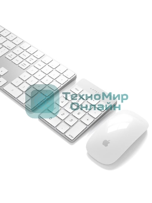 Цифровой блок Satechi ST-SALKPS беспроводной, Bluetooth, серебристый