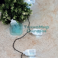 Каскад Lamper Керосиновая Лампа LED 5 м с выносной солнечной панелью 2 м и аккумулятором, IP65, 2 режима работы: мигание и постоянное теплое белое све