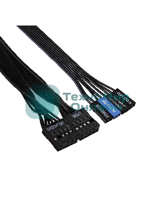 Компьютерный корпус Miditower ExeGate AA-440-AA500 (ATX, AA500 8 см, 2*USB, аудио)