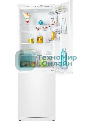 Холодильник Atlant ХМ-6021-031 белый двухкамерный 225/101л морозилка снизу