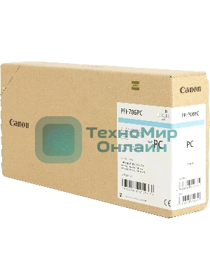 Картридж струйный Canon PFI-706 PC (6685B001) фото голубой (700 мл) для Canon iPF8300S/8400/9400S/9400