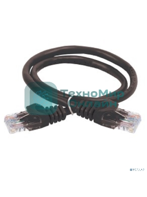 Коммутационный шнур (патч-корд) ITK, cat.5e UTP, 2м, черный