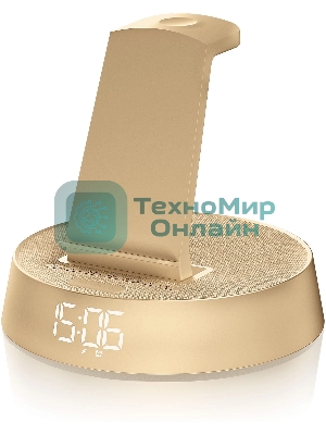 Портативная колонка BBK BTA1110 золотистый 10W 2.0 BT 10м 1800mAh