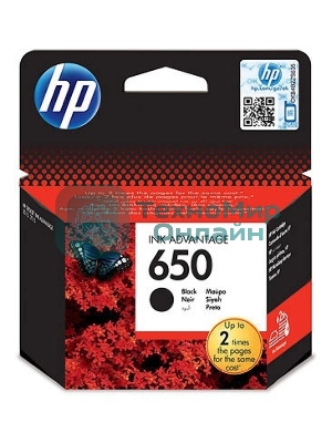 Картридж струйный HP 650 CZ101AE черный для HP DJ IA 2515