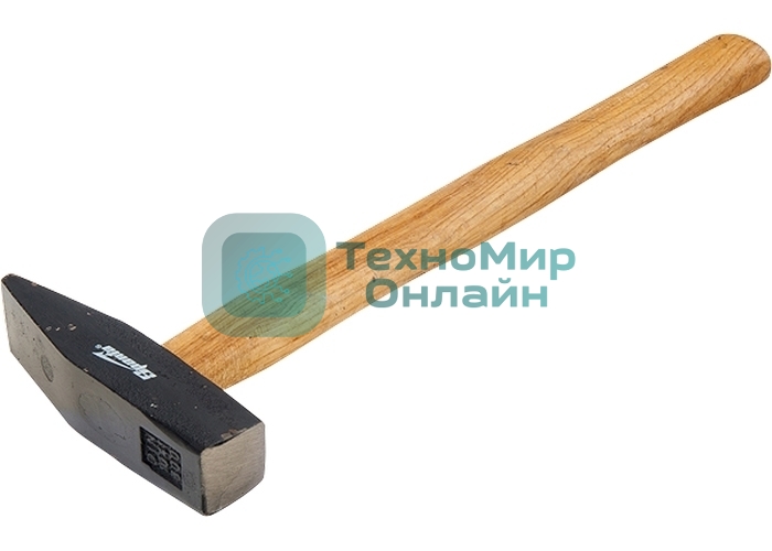 Молоток слесарный Sparta 102085 400 г, квадратный боек, деревянная рукоятка