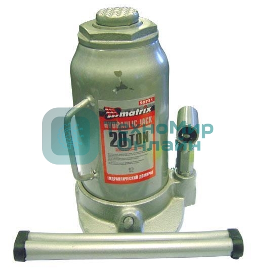 Домкрат Matrix бутылочный 20т h подъема 242–452мм