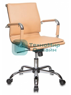 Кресло Бюрократ CH-993-Low/Camel светло-коричневый, экокожа