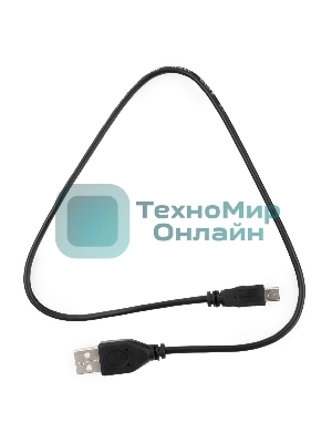 Кабель Гарнизон USB 2.0, AM/miniBM 5P, 0.5м, пакет (GCC-USB2-AM5P-0.5M)