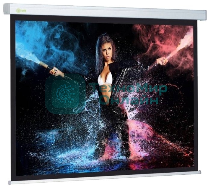 Экран Cactus 168x299см Wallscreen CS-PSW-168x299 16:9 настенно-потолочный рулонный белый