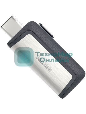 Флешка USB 256Gb SanDisk Ultra Dual, USB 3.0 - USB Type-C