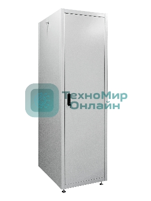 Шкаф телекоммуникационный напольный ЭКОНОМ 42U (600 × 600) дверь металл 2 шт.