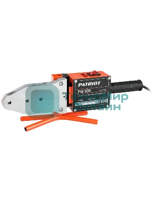 Сварочное оборудование, Инверторы PATRIOT PW 205 170302010 Аппарат для сварки пластиковых труб PATRIOT, 2000W, 6 насадок, резак для труб, перчатки, рулетка, кейс металл.