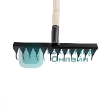 Грабли Сибртех 12-зубые, 300мм, с черенком, витые
