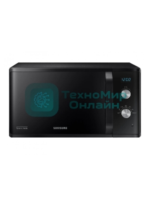 Микроволновая печь Samsung MS23K3614AK черный, 23 л, 800 Вт, переключатели - поворотный механизм