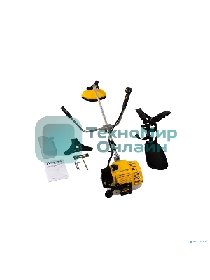 Триммер Champion Т437 неразъемная 1,25кВт 42,7см3 тримм. головка 3-х лоп. нож ручка руль 7,8кг T437