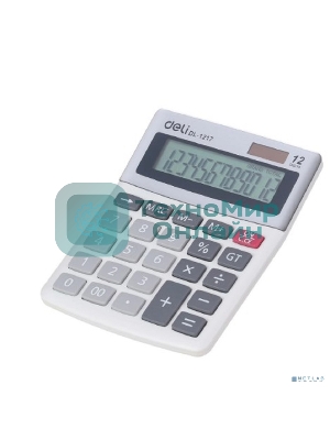 Калькулятор настольный Deli E1217 в ассортименте 12-разр. 1003503