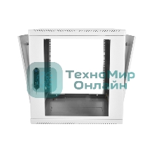 Шкаф телеком. настенный разборный 15U (600х650), съемные стенки, дверь стекло (ШРН-M-15.650)