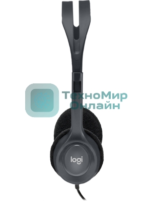 Гарнитура проводная Logitech Headset H111 Stereo grey (981-000594/981-000593/981-000588)