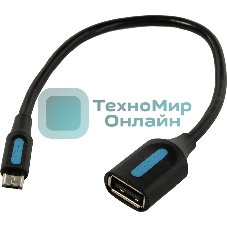 Адаптер переходник Vention OTG USB 2.0 AF/micro B 5pin - 0.15м