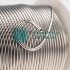 Припой Rexant ПОМ-3, 500г, Ø2мм, (олово 97%, медь 3%), бессвинцовый, ГОСТ 21931-76, катушка