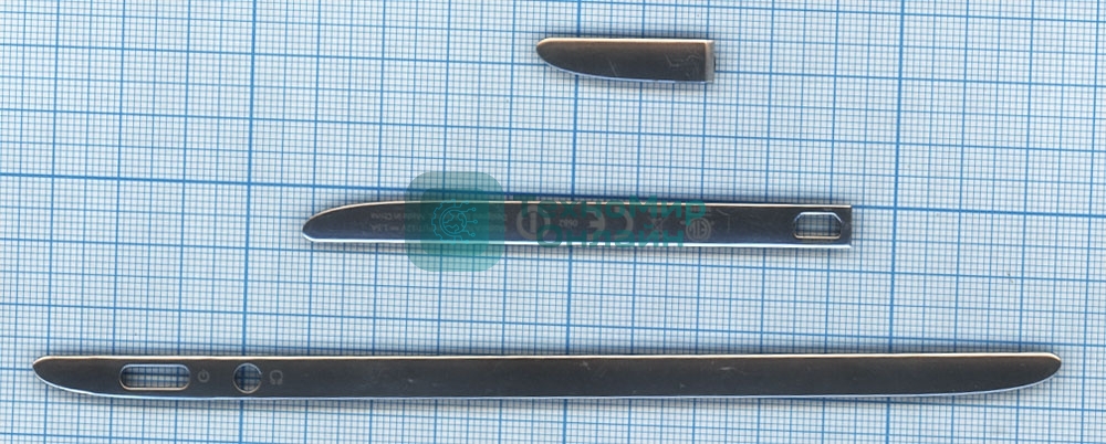 Боковые рамки (комплект 3 штуки) для Acer Iconia Tab A700/A701 сербристые