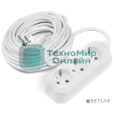 Удлинитель Smartbuy SBE-16-3-10-Z 3 гнезда 10 метров 16А/3,5 кВт с заземлением ПВС 3х1,0