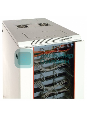 Шкаф телеком. напольный 42U (600x800) дверь стекло (ШТК-М-42.6.8-1ААА) (3 коробки)