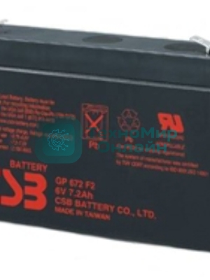 Батарея для ИБП CSB GP 672 (6V 7.2Ah)