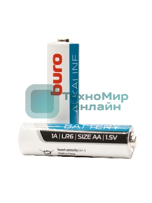 Батарея Buro Alkaline LR6 AA (10шт) коробка