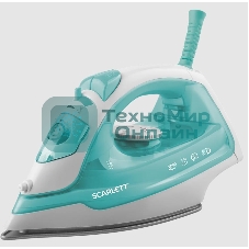 Утюг Scarlett SC-SI30P11 (мятный) Мощность, Вт: 2000; Световой индикатор работы: Да; Регулируемый пар до г/мин: 40; Паровой удар до г/мин: 120; Резервуар для воды, мл: 180; Функция разбрызгивания воды: Да; Терморегулятор: Да; Вертикальное отпаривание: Да; Регулировка степени отпаривания: Да; Покрытие подошвы: Антипригарное покрытие подошвы; Самоочистка: Да; Система защиты от накипи ANTI-CALC: Да; Размер утюга Ш*В*Г, мм: 265x110x132; Шарнирное крепление шнура: Да; Длина электрошнура, м: 1.6;