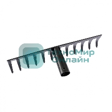 Грабли Сибртех 12-зубые, 320 мм, без черенка, прямые