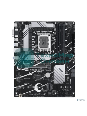 Материнская плата ASUS PRIME B760-PLUS, LGA 1700, Intel B760, 4xDDR5, 4xSATA, 3xM.2, 1xPCIe 4.0 x4, 1xPCIe 5.0 x16, 2xPCIe x1, 1xDP, 1xHDMI, 1xVGA, 2xUSB-A 3.2 Gen 2, 1xUSB-C 3.2 Gen 2x2, 1x 2.5Gb LAN, 3x3.5 мм, 7.1, ATX