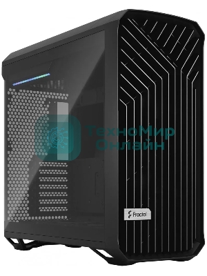 Компьютерный корпус Fractal Design Torrent Black TG Light Tint/E-ATX, TG, 2x3.5, 4x2.5, 7xPCI, 1xUSB-C, 2xUSB3.0/2x180mm, 3x140mm fans inc./FD-C-TOR1A-01