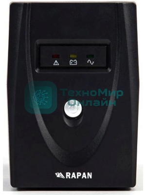 Источник бесперебойного питания RAPAN-UPS 800 220 В 800В.А/480Вт меандр с АКБ 7А.ч интерактивный Бастион 738