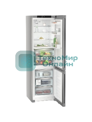 Холодильник Liebherr CBNsfc 57vi-22 001 серебристый двухкамерный 255/94л морозилка снизу