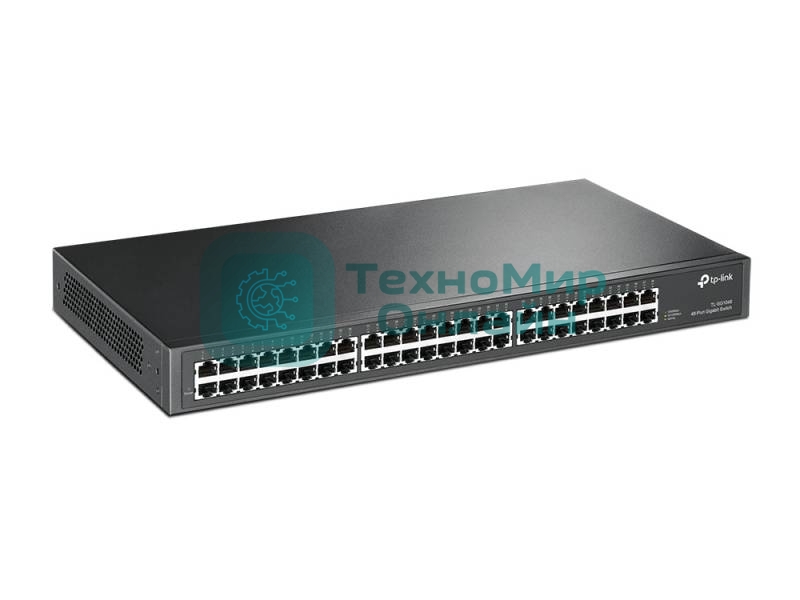 Коммутатор сетевой TP-Link SMB TL-SG1048 Коммутатор 48-port Gigabit Switch, 1U 19-inch rack-mountable steel case