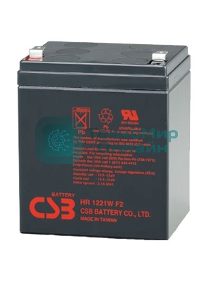 Батарея CSB HR 1221W (12V, 5Ah) F2